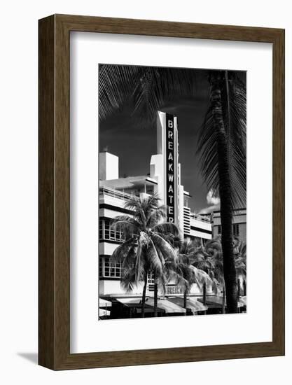 Art Deco Architecture of Miami Beach - The Esplendor Hotel Breakwater South Beach - Ocean Drive-Philippe Hugonnard-Framed Photographic Print