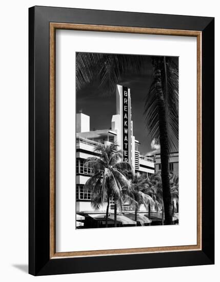 Art Deco Architecture of Miami Beach - The Esplendor Hotel Breakwater South Beach - Ocean Drive-Philippe Hugonnard-Framed Photographic Print