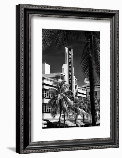 Art Deco Architecture of Miami Beach - The Esplendor Hotel Breakwater South Beach - Ocean Drive-Philippe Hugonnard-Framed Photographic Print