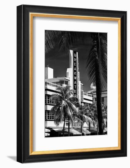 Art Deco Architecture of Miami Beach - The Esplendor Hotel Breakwater South Beach - Ocean Drive-Philippe Hugonnard-Framed Photographic Print