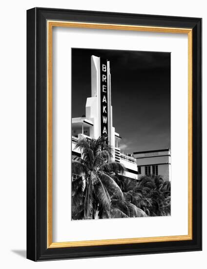 Art Deco Architecture of Miami Beach - The Esplendor Hotel Breakwater South Beach - Ocean Drive-Philippe Hugonnard-Framed Photographic Print