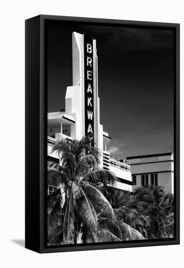 Art Deco Architecture of Miami Beach - The Esplendor Hotel Breakwater South Beach - Ocean Drive-Philippe Hugonnard-Framed Premier Image Canvas