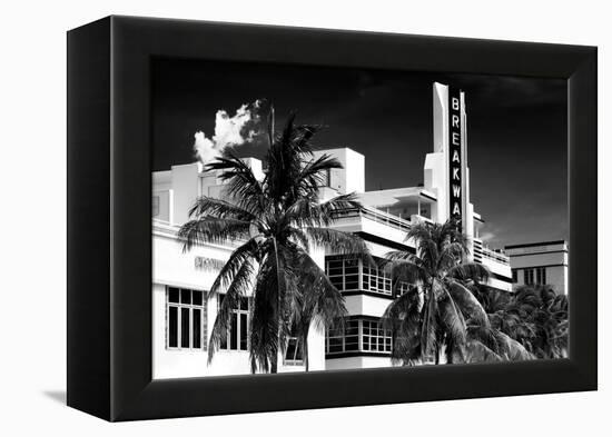 Art Deco Architecture of Miami Beach - The Esplendor Hotel Breakwater South Beach - Ocean Drive-Philippe Hugonnard-Framed Premier Image Canvas