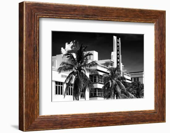 Art Deco Architecture of Miami Beach - The Esplendor Hotel Breakwater South Beach - Ocean Drive-Philippe Hugonnard-Framed Photographic Print