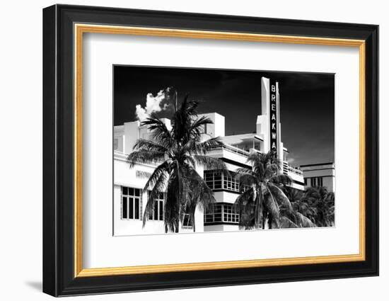 Art Deco Architecture of Miami Beach - The Esplendor Hotel Breakwater South Beach - Ocean Drive-Philippe Hugonnard-Framed Photographic Print