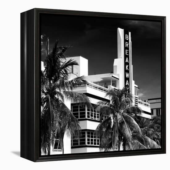 Art Deco Architecture of Miami Beach - The Esplendor Hotel Breakwater South Beach - Ocean Drive-Philippe Hugonnard-Framed Premier Image Canvas