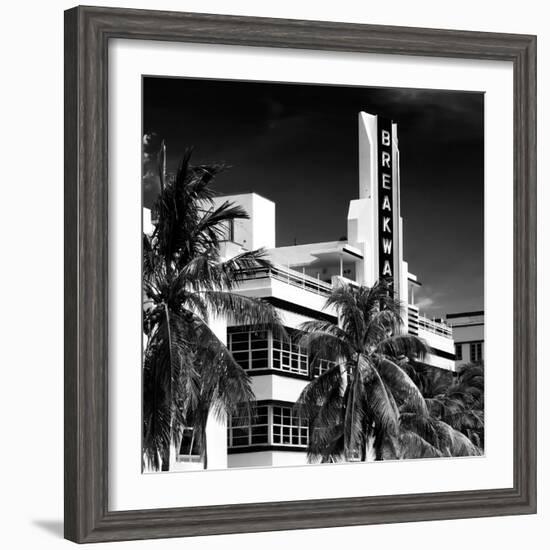 Art Deco Architecture of Miami Beach - The Esplendor Hotel Breakwater South Beach - Ocean Drive-Philippe Hugonnard-Framed Photographic Print