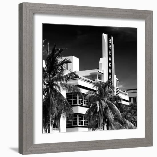 Art Deco Architecture of Miami Beach - The Esplendor Hotel Breakwater South Beach - Ocean Drive-Philippe Hugonnard-Framed Photographic Print