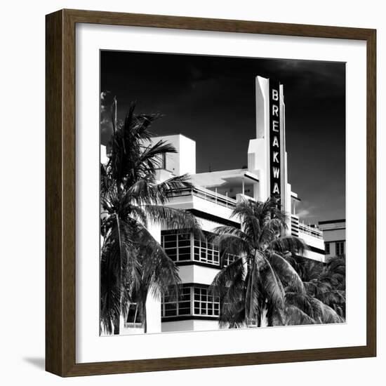 Art Deco Architecture of Miami Beach - The Esplendor Hotel Breakwater South Beach - Ocean Drive-Philippe Hugonnard-Framed Photographic Print