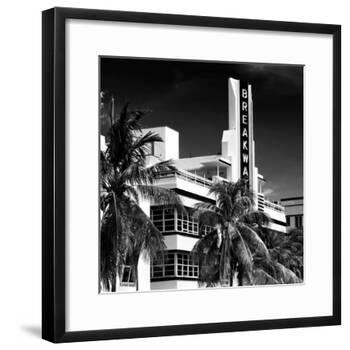 Art Deco Architecture of Miami Beach - The Esplendor Hotel Breakwater South Beach - Ocean Drive-Philippe Hugonnard-Framed Photographic Print