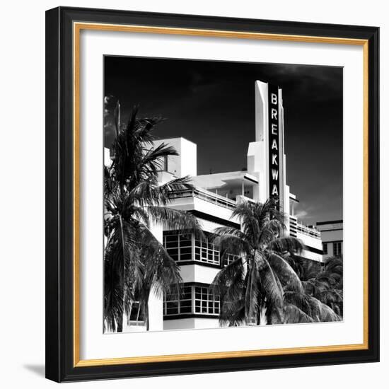 Art Deco Architecture of Miami Beach - The Esplendor Hotel Breakwater South Beach - Ocean Drive-Philippe Hugonnard-Framed Photographic Print