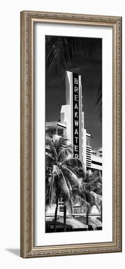 Art Deco Architecture of Miami Beach - The Esplendor Hotel Breakwater South Beach - Ocean Drive-Philippe Hugonnard-Framed Photographic Print