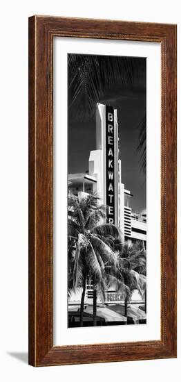 Art Deco Architecture of Miami Beach - The Esplendor Hotel Breakwater South Beach - Ocean Drive-Philippe Hugonnard-Framed Photographic Print