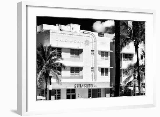 Art Deco Architecture of Ocean Drive - Miami Beach - Florida-Philippe Hugonnard-Framed Photographic Print