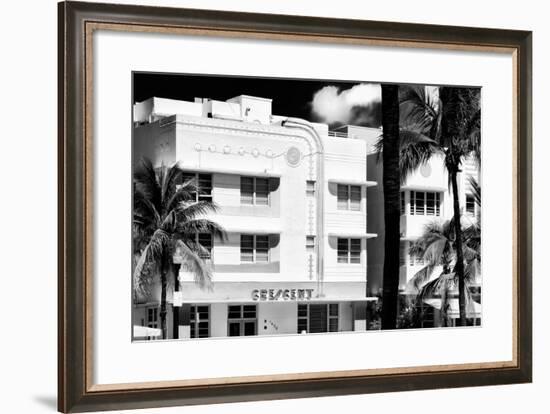 Art Deco Architecture of Ocean Drive - Miami Beach - Florida-Philippe Hugonnard-Framed Photographic Print