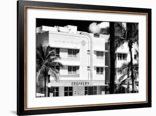 Art Deco Architecture of Ocean Drive - Miami Beach - Florida-Philippe Hugonnard-Framed Photographic Print