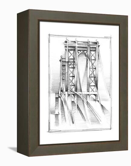 Art Deco Bridge Study I-Ethan Harper-Framed Stretched Canvas