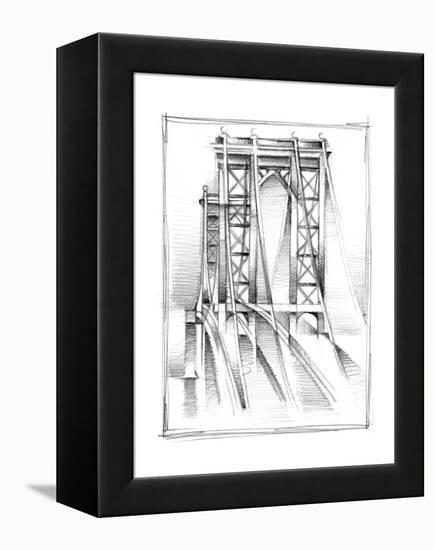 Art Deco Bridge Study I-Ethan Harper-Framed Stretched Canvas