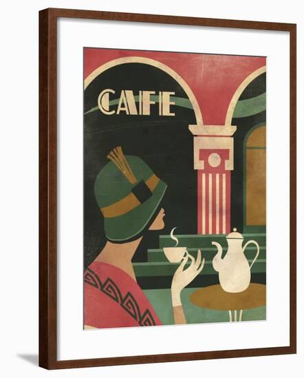 Art Deco Cafe-Martin Wickstrom-Framed Giclee Print