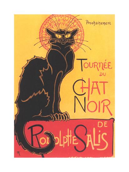 Art Deco Chat Noir Poster Art Print Art Com