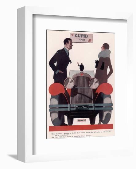 Art Deco Cupid Cars-null-Framed Giclee Print