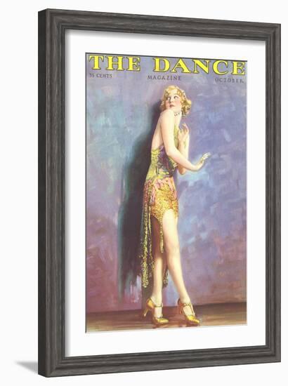 Art Deco Dancer-null-Framed Art Print