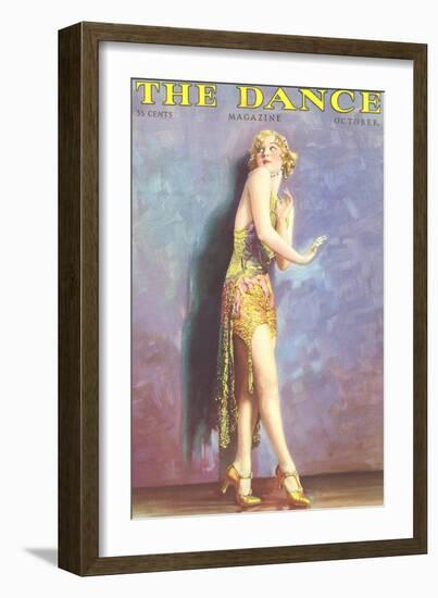 Art Deco Dancer-null-Framed Art Print