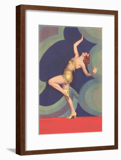 Art Deco Dancer-null-Framed Art Print