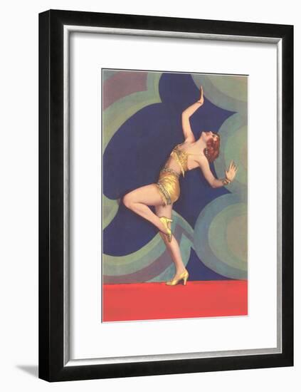 Art Deco Dancer-null-Framed Art Print