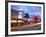 Art Deco District at Dusk, Ocean Drive, Miami Beach, Miami, Florida, USA-Gavin Hellier-Framed Photographic Print