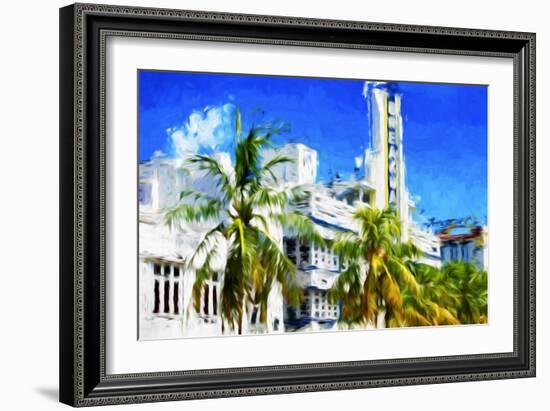 Art Deco District II - In the Style of Oil Painting-Philippe Hugonnard-Framed Giclee Print