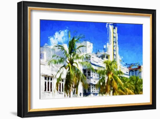 Art Deco District II - In the Style of Oil Painting-Philippe Hugonnard-Framed Giclee Print