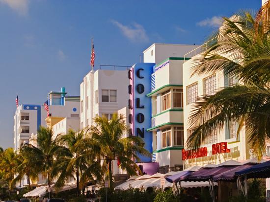 art deco district of south beach miami beach florida photographic