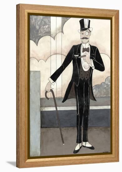 Art Deco Gentleman-Megan Meagher-Framed Stretched Canvas