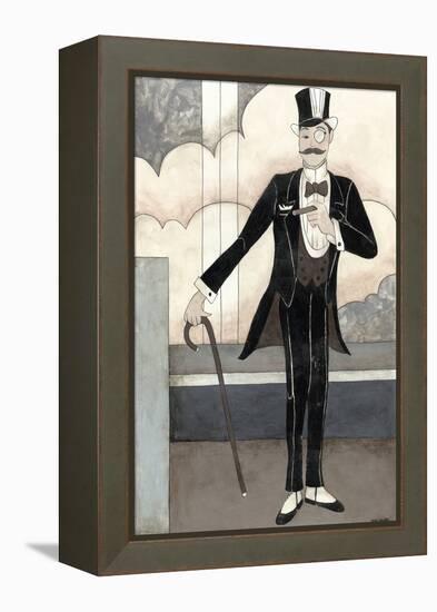 Art Deco Gentleman-Megan Meagher-Framed Stretched Canvas