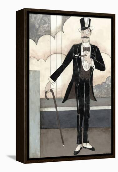 Art Deco Gentleman-Megan Meagher-Framed Stretched Canvas