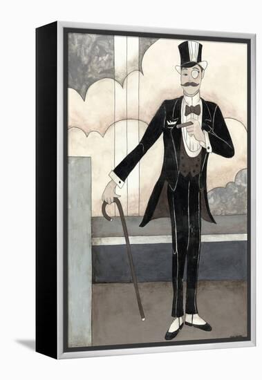 Art Deco Gentleman-Megan Meagher-Framed Stretched Canvas
