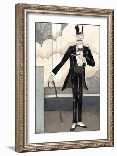 Art Deco Gentleman-Megan Meagher-Framed Art Print