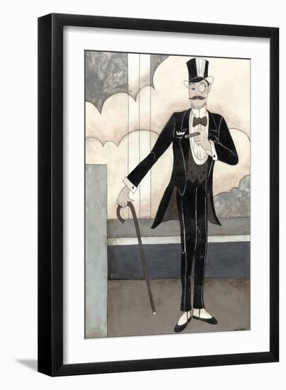 Art Deco Gentleman-Megan Meagher-Framed Art Print