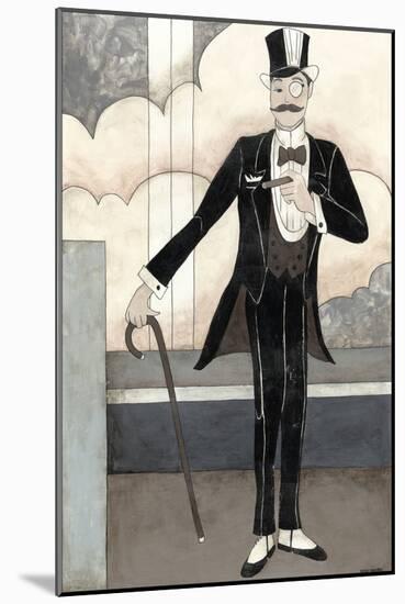 Art Deco Gentleman-Megan Meagher-Mounted Art Print