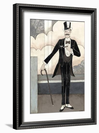 Art Deco Gentleman-Megan Meagher-Framed Art Print