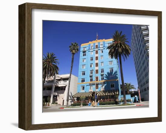 Art Deco, Georgian Hotel, Ocean Avenue, Santa Monica, California-Wendy Connett-Framed Photographic Print