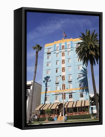 Art Deco, Georgian Hotel, Ocean Avenue, Santa Monica, Los Angeles-Wendy Connett-Framed Premier Image Canvas