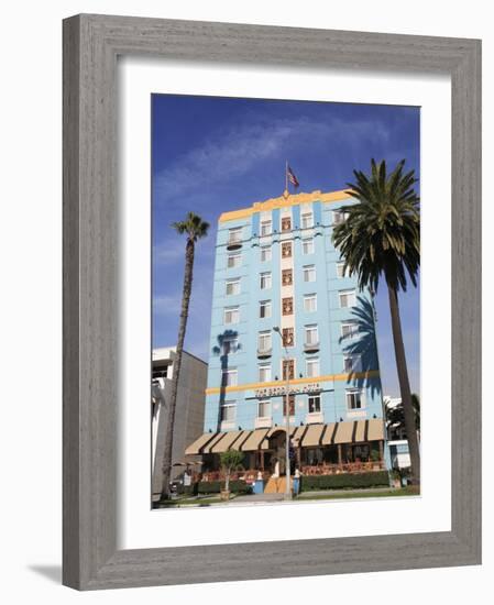 Art Deco, Georgian Hotel, Ocean Avenue, Santa Monica, Los Angeles-Wendy Connett-Framed Photographic Print