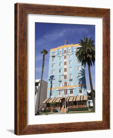 Art Deco, Georgian Hotel, Ocean Avenue, Santa Monica, Los Angeles-Wendy Connett-Framed Photographic Print