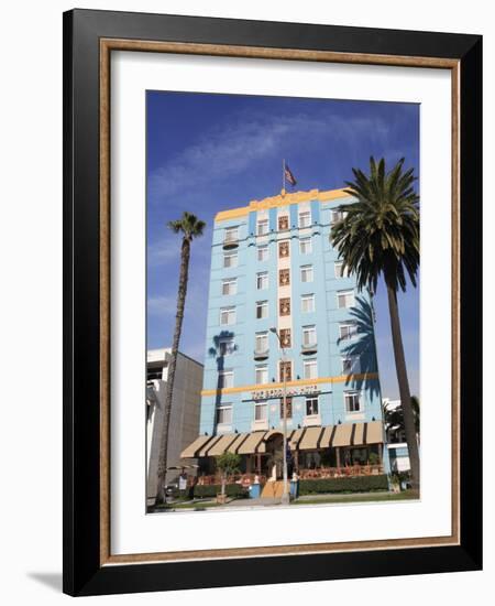 Art Deco, Georgian Hotel, Ocean Avenue, Santa Monica, Los Angeles-Wendy Connett-Framed Photographic Print