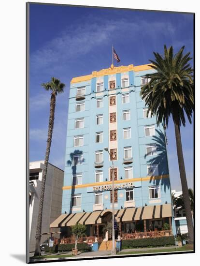 Art Deco, Georgian Hotel, Ocean Avenue, Santa Monica, Los Angeles-Wendy Connett-Mounted Photographic Print