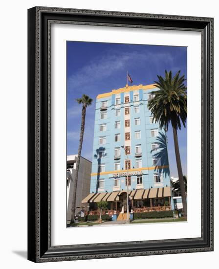 Art Deco, Georgian Hotel, Ocean Avenue, Santa Monica, Los Angeles-Wendy Connett-Framed Photographic Print