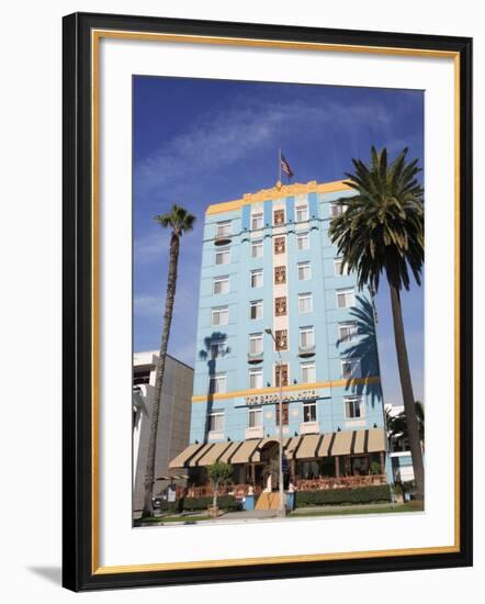 Art Deco, Georgian Hotel, Ocean Avenue, Santa Monica, Los Angeles-Wendy Connett-Framed Photographic Print