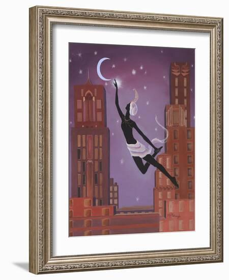 Art Deco Gliding-Judy Mastrangelo-Framed Giclee Print